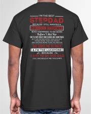 I'm The Best Stepdad Classic T-Shirt garment-tshirt-unisex-back-04