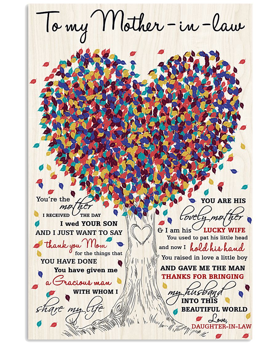 MIL Heart Tree Tks4 Bringing My Husband Into World 11x17 Poster