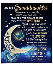 Daughter Half Moon Promise To Love U For The Rest Fleece Blanket - 50" x 60" front
