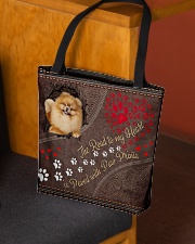 Pomeranian-dog-the-road-to-my-heart All-over Tote aos-all-over-tote-lifestyle-front-02