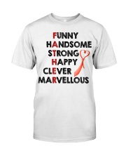 Father Funny Handsome Strong Clever Premium Fit Mens Tee tile
