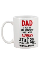 Dad I'll Always Be Your Little Girl Mug back