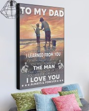 So Much Of Me Is Made Fishing Son To Dad 20x30 Gallery Wrapped Canvas Prints aos-canvas-pgw-20x30-lifestyle-front-02