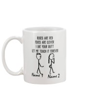 Personalized Name Let me touch it Mug back