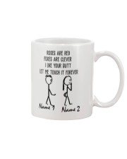 Personalized Name Let me touch it Mug front