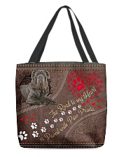 Neopolitan-Mastiff-dog-the-road-to-my-heart All-over Tote front