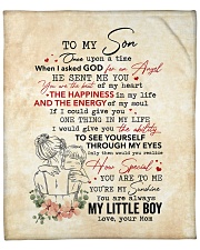 Once Upon A Time When I Asked God-Mom To Son Fleece Blanket - 50" x 60" front