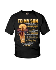 Be Brave Have Courage Love Life - Lion Mom To Son Youth T-Shirt tile