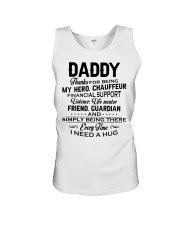 Thanks For Being My Hero Chauffeur - For Dad Unisex Tank tile