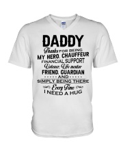 Thanks For Being My Hero Chauffeur - For Dad V-Neck T-Shirt tile