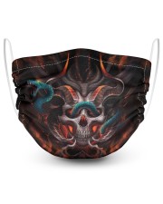 Skull 3d 2 Layer Face Mask - Single front