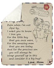I Love U 4The Amazing Man U Are Today Mom To Son Sherpa Fleece Blanket tile