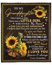 Once upon time a liitle Girl Grandma Granddaughter Fleece Blanket - 50" x 60" front