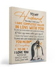 The Day I Met You I Have Completely To Husband 16x20 Gallery Wrapped Canvas Prints front