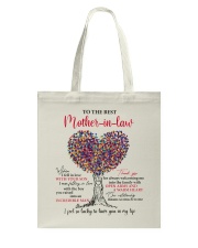 To The Best Mother-In-Law Feel So Lucky To Have U Tote Bag tile