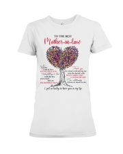 To The Best Mother-In-Law Feel So Lucky To Have U Premium Fit Ladies Tee tile