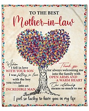 To The Best Mother-In-Law Feel So Lucky To Have U Fleece Blanket - 50" x 60" front