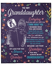 GD My Love For You Is Forever And Will Follow You Fleece Blanket - 50" x 60" front