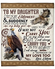 I Close My Eyes For But A Moment Mom To Daughter Fleece Blanket - 50" x 60" front