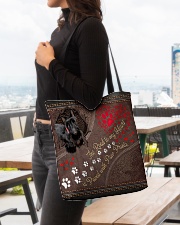 Scottish-Terrier-dog-the-road-to-my-heart All-over Tote aos-all-over-tote-lifestyle-front-04