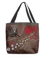 Italian-Greyhound-dog-the-road-to-my-heart All-over Tote front