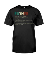 Father Definition Classic T-Shirt front