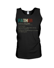 Father Definition Unisex Tank tile