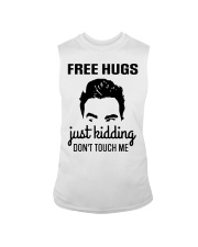 Frees Hugs Just Kidding Don't Touch Me Sleeveless Tee tile