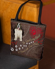 Pyrenean-Mastiff-dog-the-road-to-my-heart All-over Tote aos-all-over-tote-lifestyle-front-02