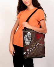 English-Setter-dog-the-road-to-my-heart All-over Tote aos-all-over-tote-lifestyle-front-07
