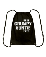 best grumpy auntie ever Drawstring Bag tile