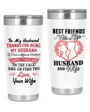 Thanks For Being My Husband personalized name 20oz Tumbler tile