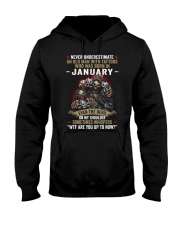 Tattos Old Man born in january Hooded Sweatshirt tile