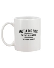 I got a dig bick - wrong Mug back