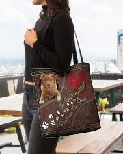 Nova-Scotia-Duck-Tolling-Retriever-dog-road All-over Tote aos-all-over-tote-lifestyle-front-04