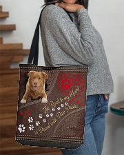 Nova-Scotia-Duck-Tolling-Retriever-dog-road All-over Tote aos-all-over-tote-lifestyle-front-09