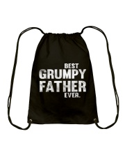 Best Grumpy Father Ever Drawstring Bag thumbnail