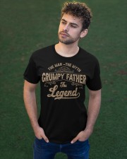 Grumpy Father The Man The Legend - For Dad Classic T-Shirt apparel-classic-tshirt-lifestyle-front-43
