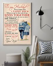 To My Husband I Love You Because You Are My Life 11x17 Poster lifestyle-poster-1