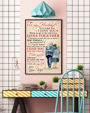 To My Husband I Love You Because You Are My Life 11x17 Poster lifestyle-poster-6