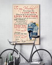 To My Husband I Love You Because You Are My Life 11x17 Poster lifestyle-poster-7