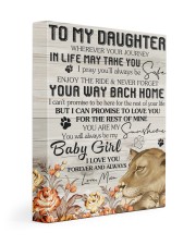 Wherever Your Journey In Life May Take To Daughter 11x14 Gallery Wrapped Canvas Prints front