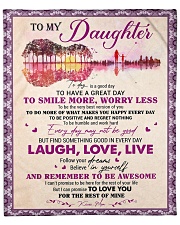 Today Is A Good Day Mom To Daughter Fleece Blanket - 50" x 60" front
