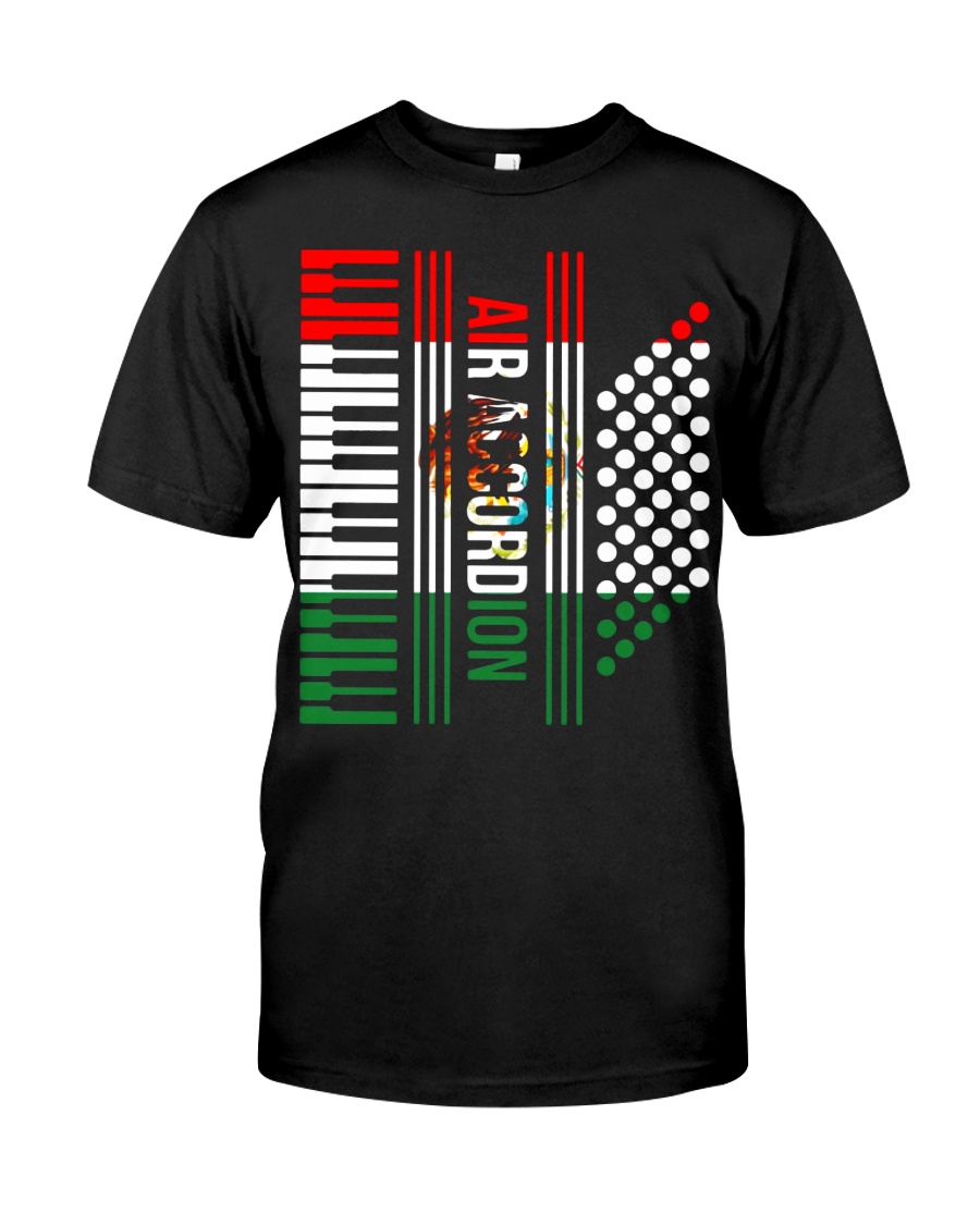 Air Accordion Mexican Flag TShirt Classic T-Shirt