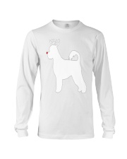 Portuguese Water Dog Reindeer Christmas Dog Long Sleeve Tee front