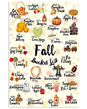 Fall Bucket List 11x17 Poster front