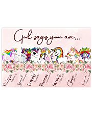 Unicorn God Say You Are 17x11 Poster front