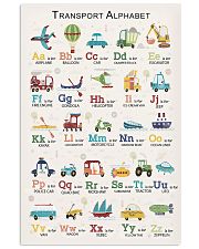 Transport Alphabet Teacher Print Poster 11x17 Poster front