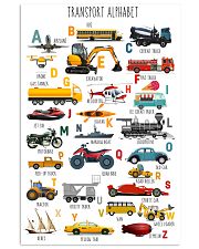Teacher Transport Alphabet 11x17 Poster front