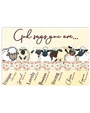 Sheep God Say You Are 17x11 Poster front